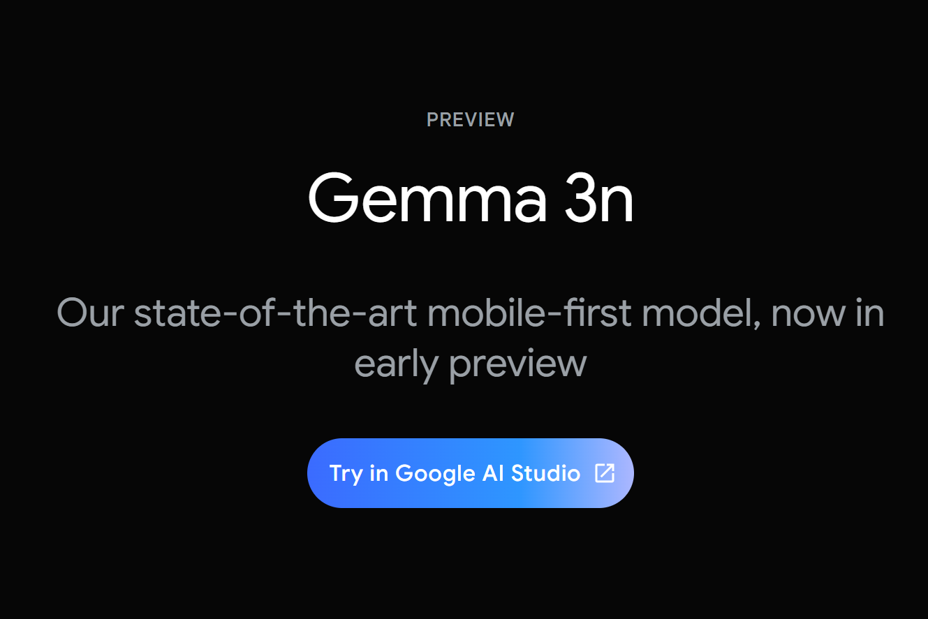Gemma 3n : 谷歌推出的端侧多模态AI模型