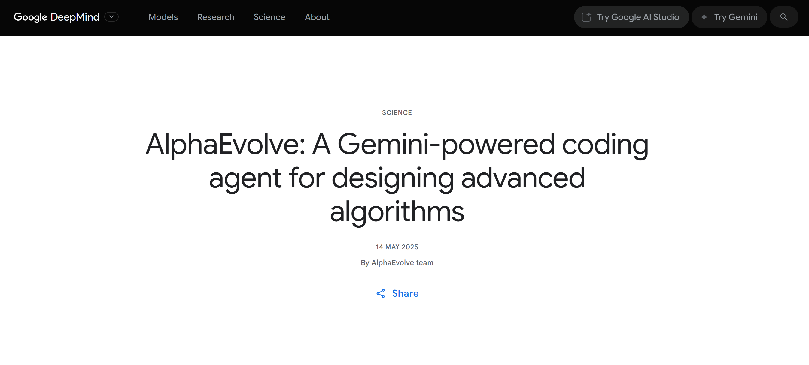 AlphaEvolve