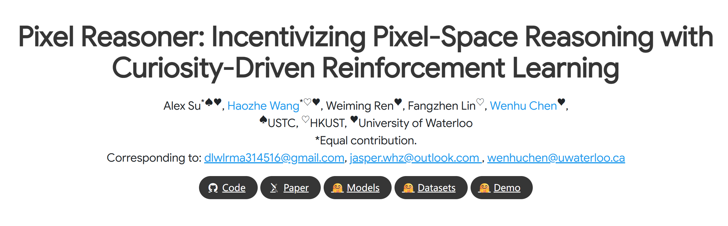 Pixel Reasoner:滑铁卢大学联合港科大等高校推出的视觉语言模型