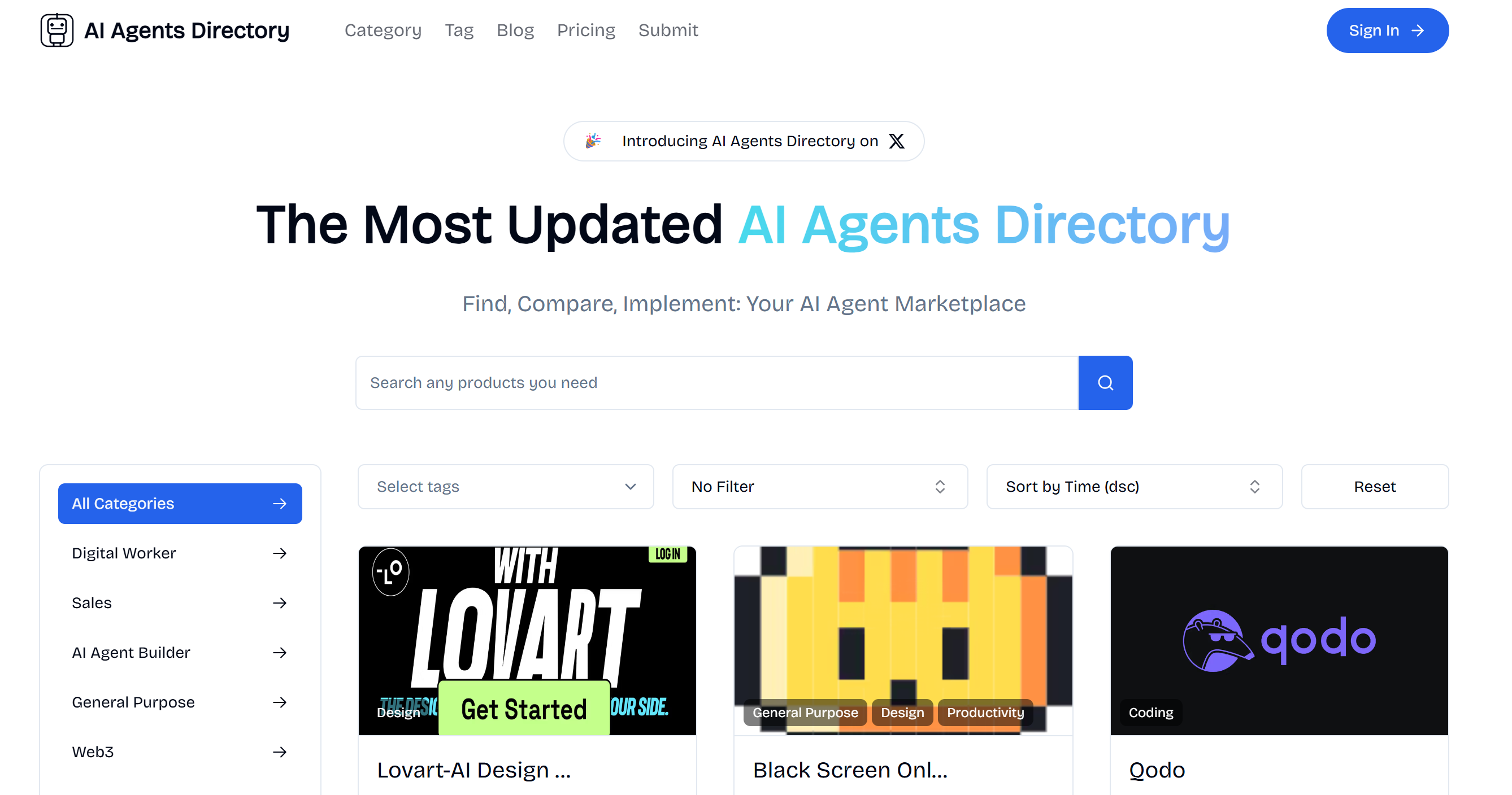 AI Agents Directory
