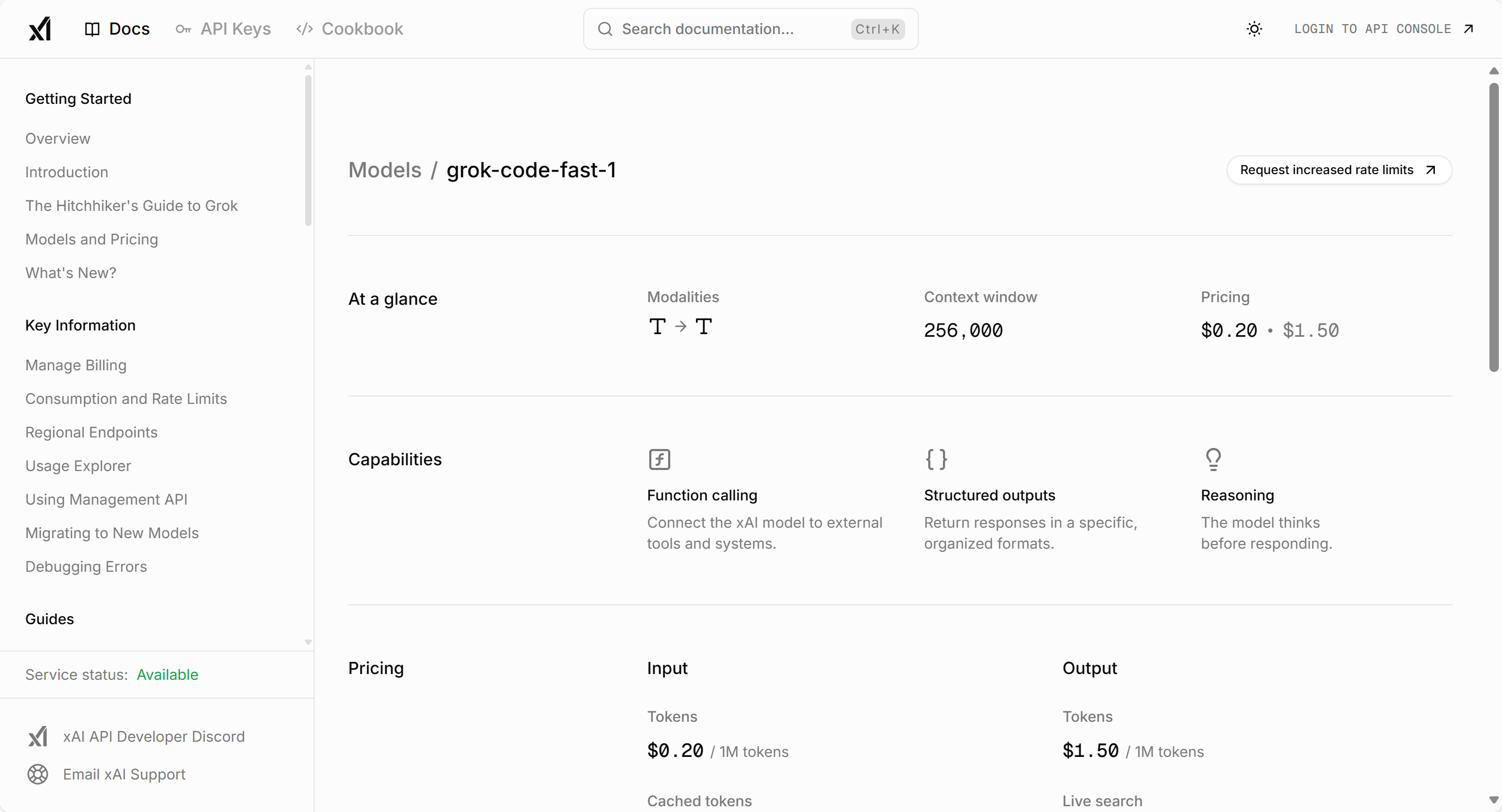 Grok Code Fast 1 : xAI推出的AI编程模型