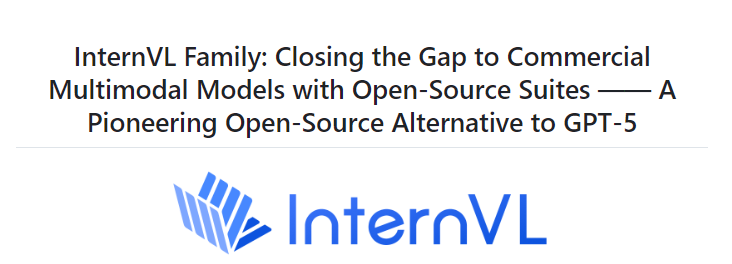 InternVL3.5 – 上海AI Lab开源的多模态大模型