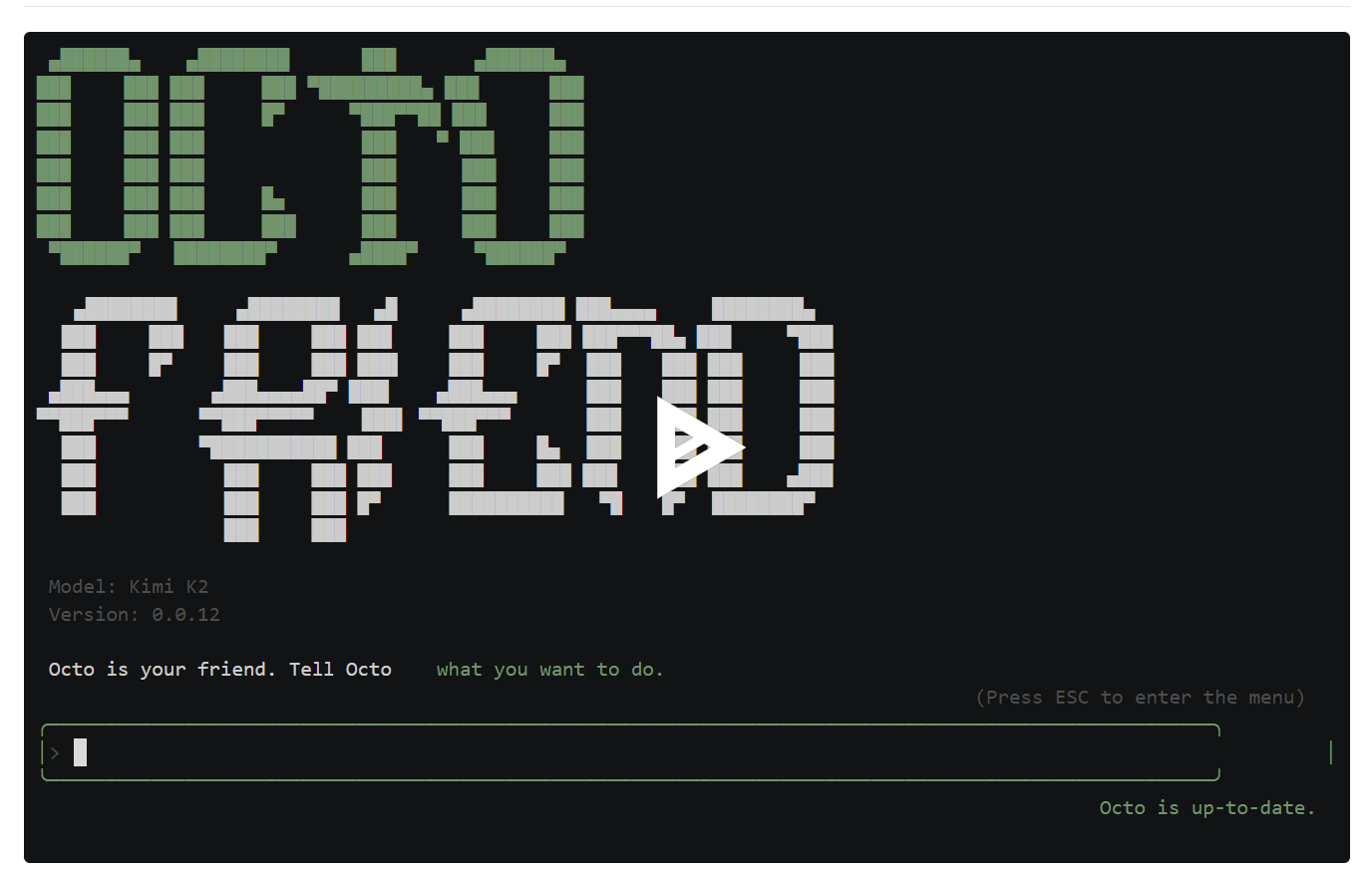 Octofriend : 开源AI编程助手,自由切换LLM