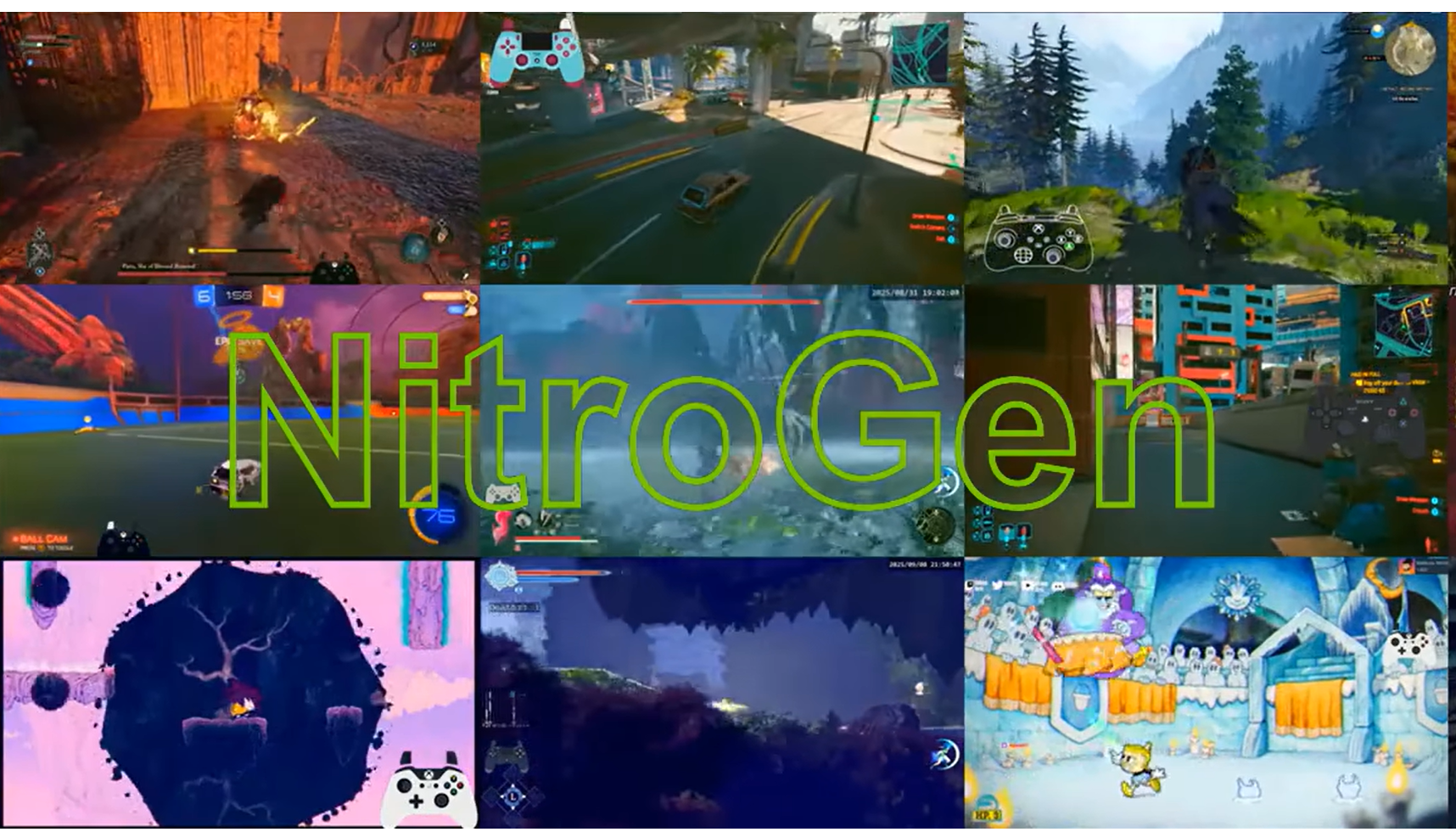 NitroGen：英伟达联合斯坦福大学等推出的通用游戏AI模型