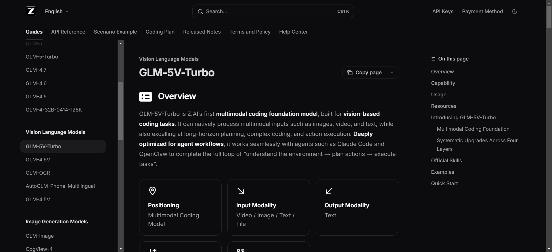 GLM-5V-Turbo : 智谱AI推出的原生多模态Coding基座模型