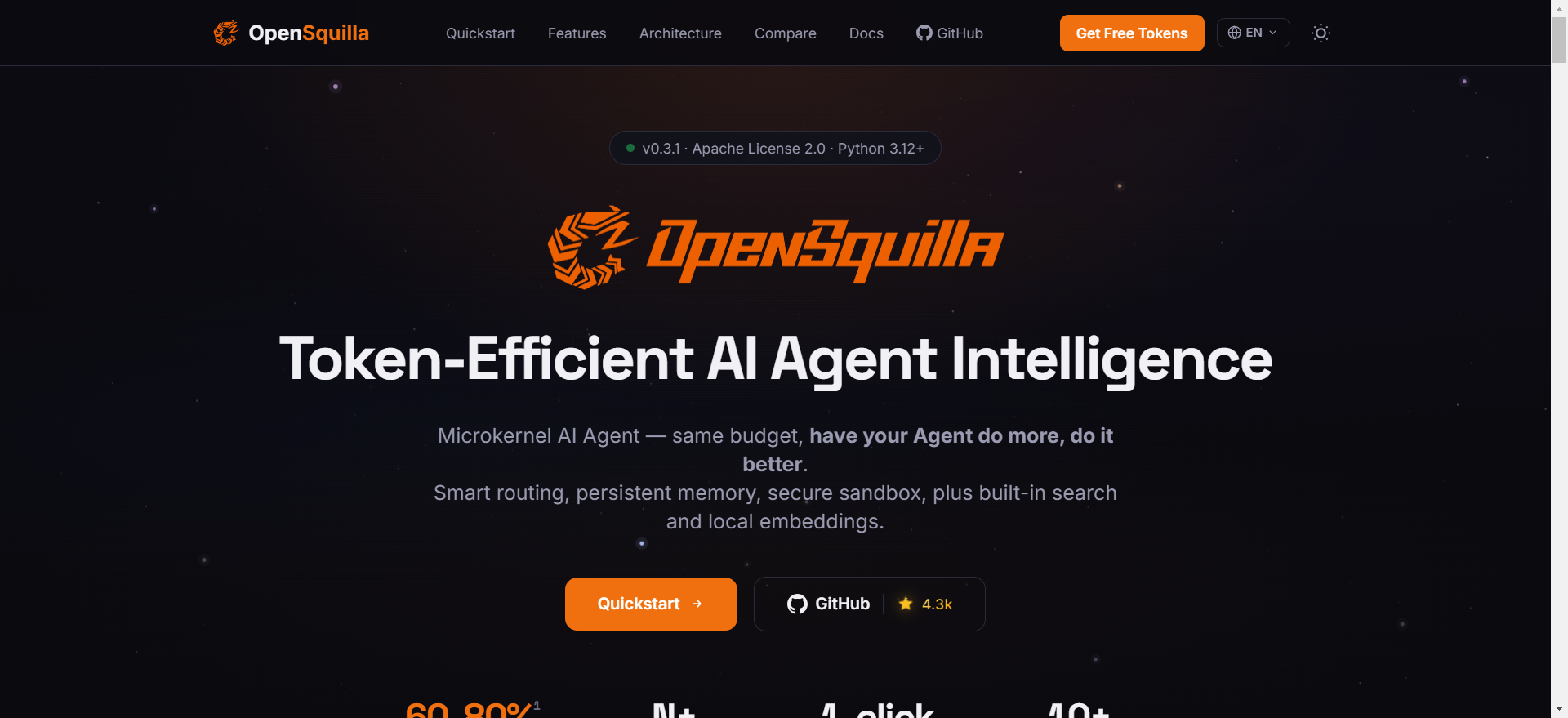 OpenSquilla : 开源的微内核 AI Agent 框架,可降低Token成本