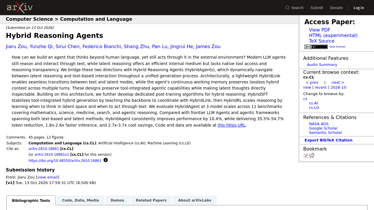 10月19日·周一·核心新闻：推理Agent突破 / Anthropic安全法案 / 网站封锁AI Agent